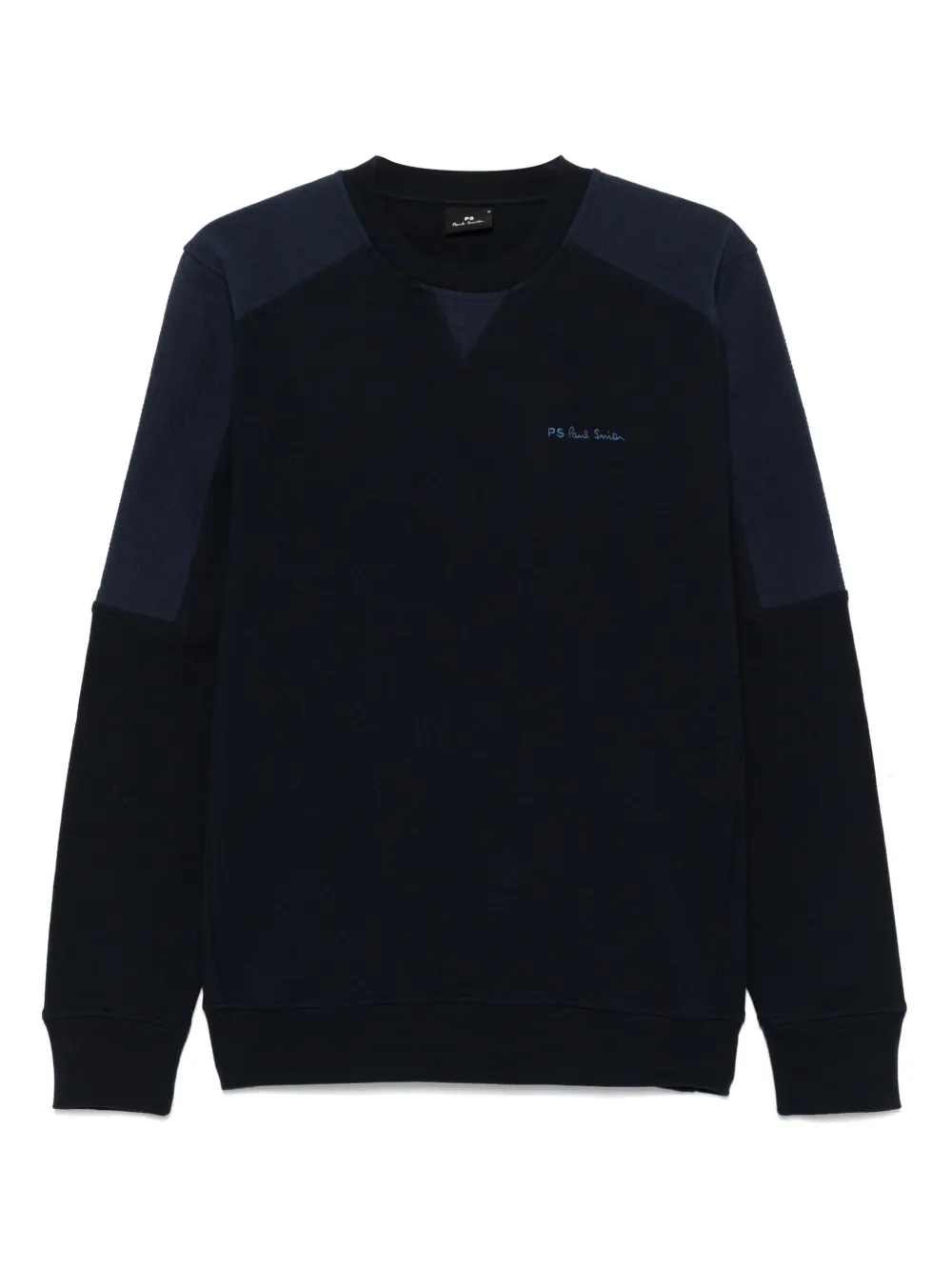 PS Paul Smith sudadera con panel de tejido seersucker | azul | Image 1