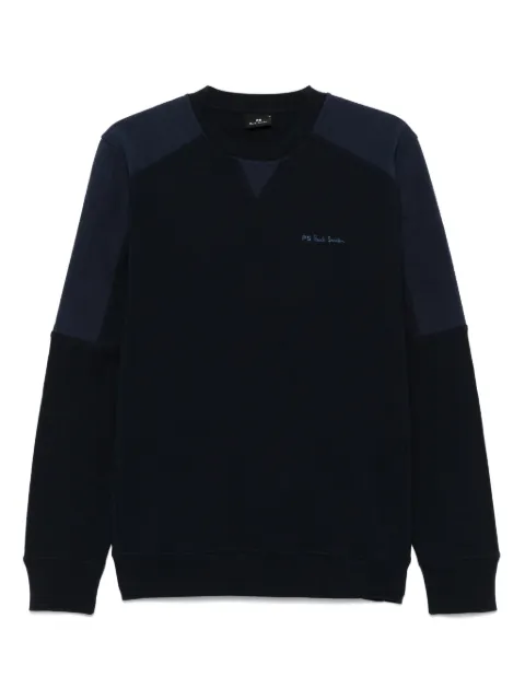 PS Paul Smith sudadera con panel de tejido seersucker