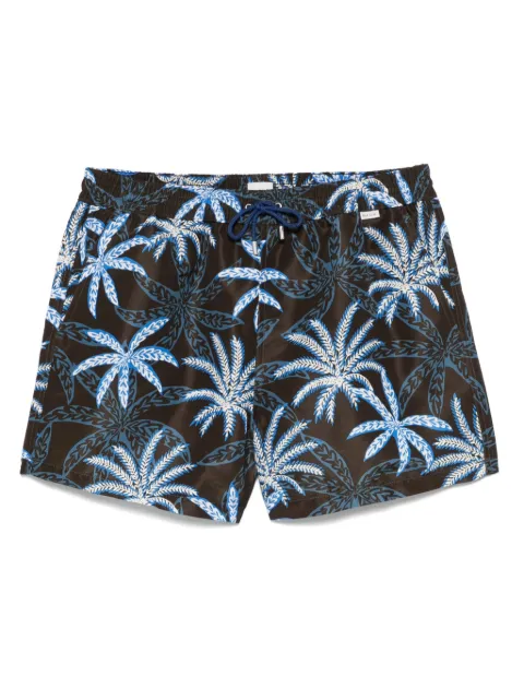 Paul Smith shorts de playa con palmeras estampadas