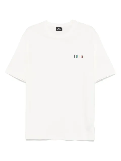 PS Paul Smith artist-stripe detailed T-shirt