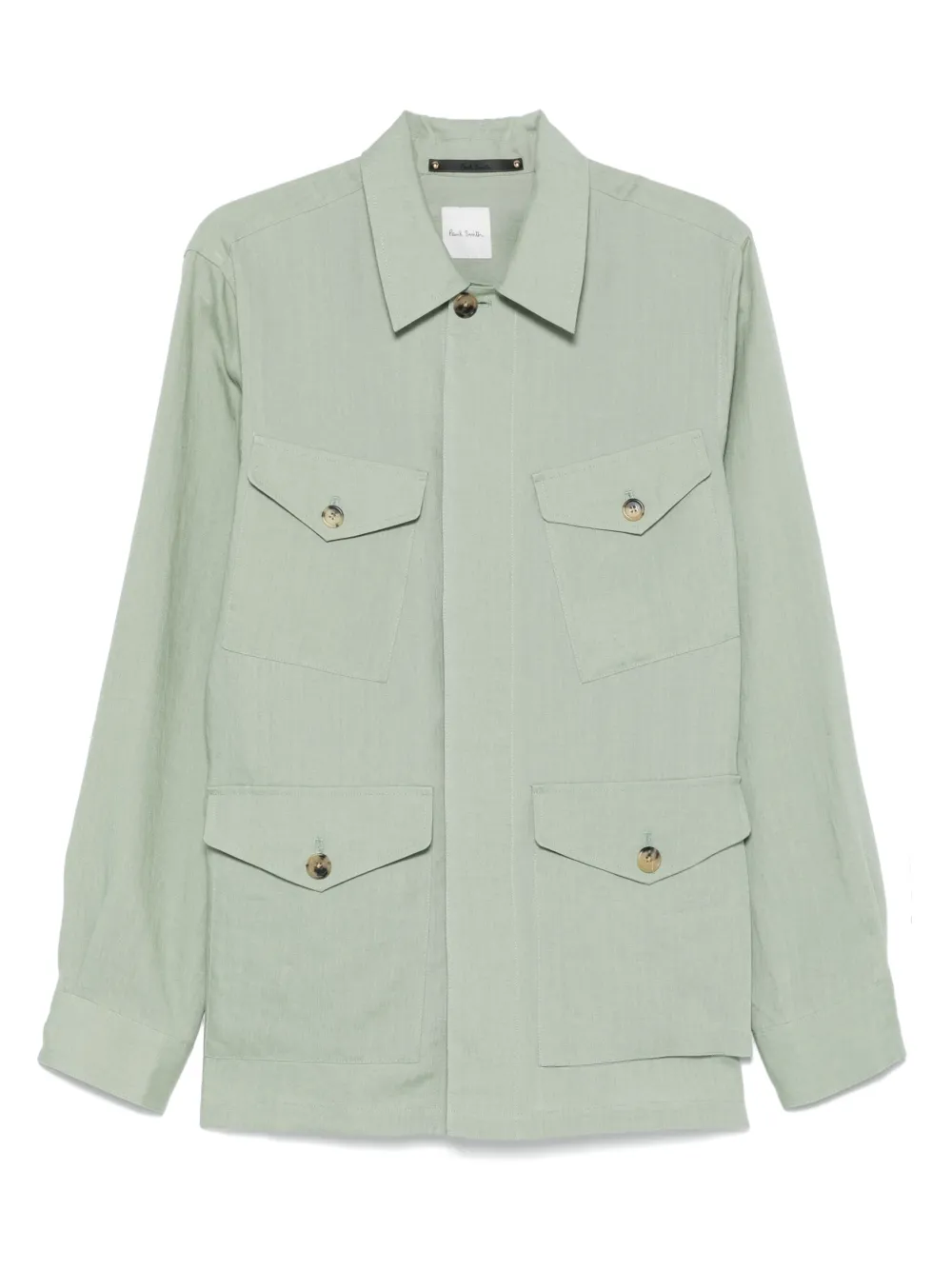 Paul Smith リネン シャツジャケット - グリーン Paul Smith リネン シャツジャケット - グリーン