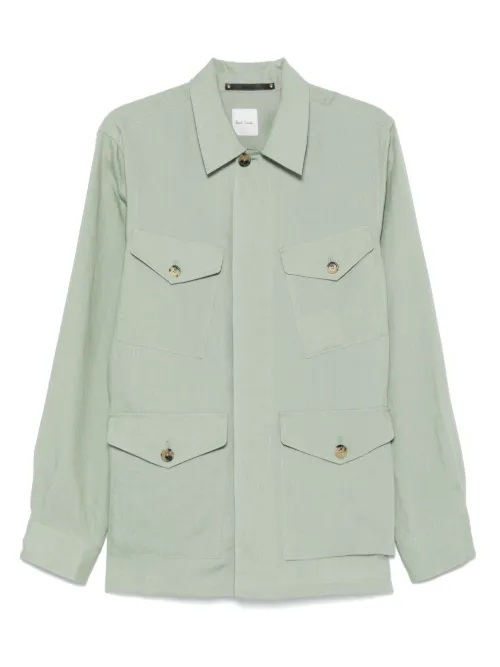 Paul Smith surchemise en lin - Vert - Paul Smith - Modalova