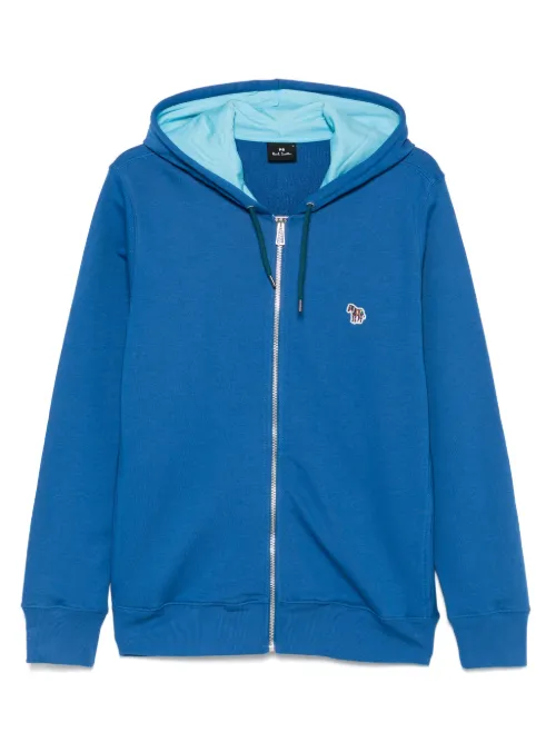Hoodie en coton à logo Zebra - PS Paul Smith - Modalova