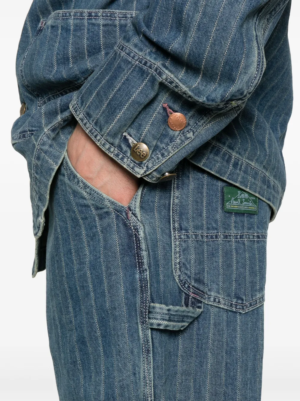 Shop Paul Smith X Lee Carpenter Jeans In Blue