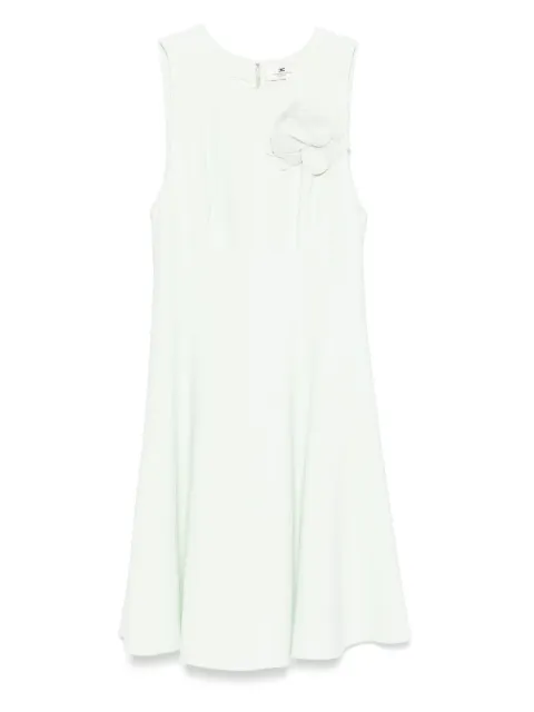 Elisabetta Franchi vestido corto con aplique floral
