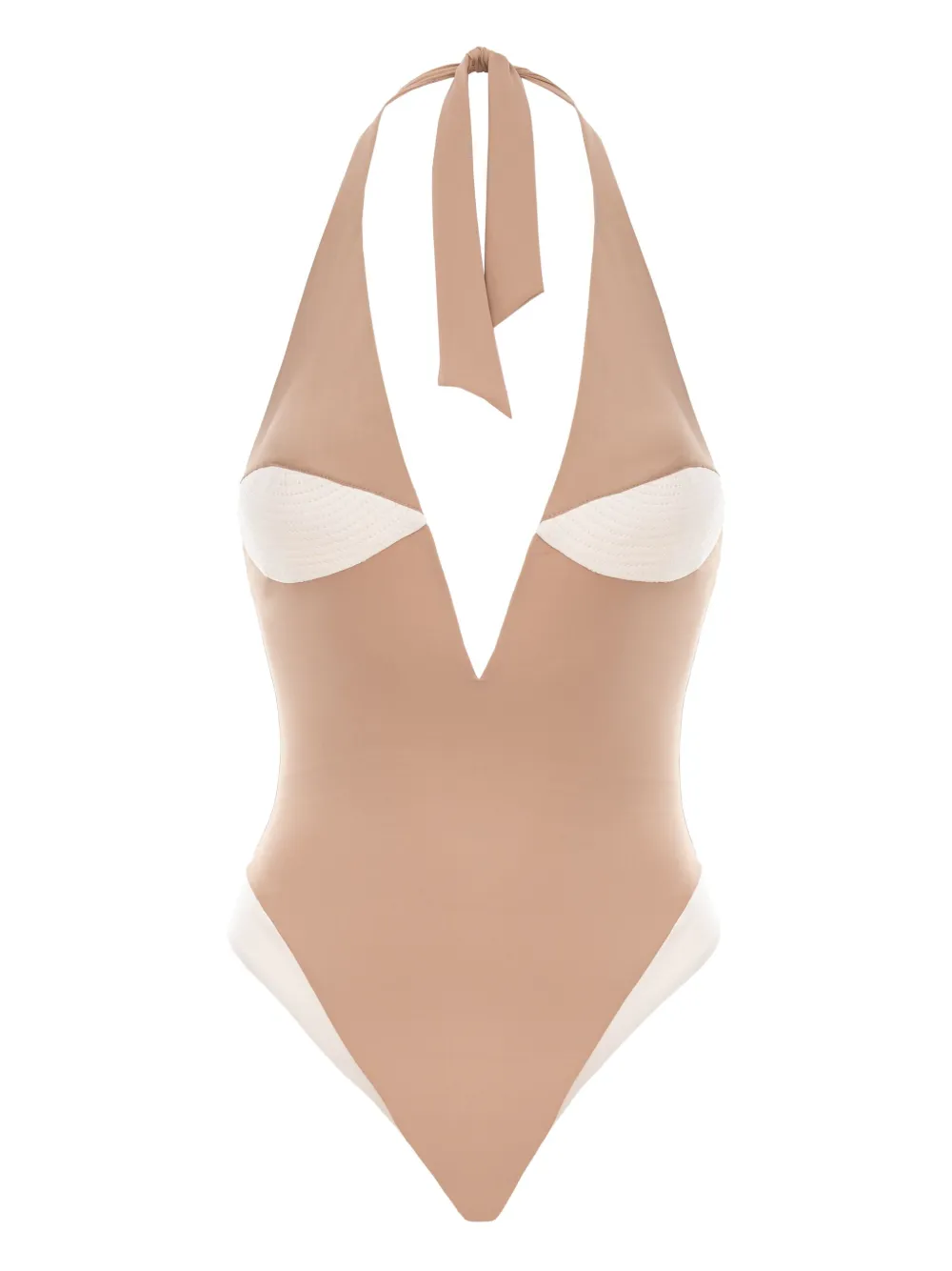 Noire Swimwear Sienna badpak Beige