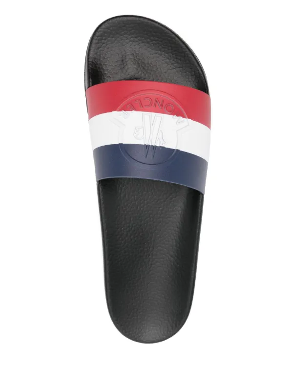 サンダル Moncler Basile Rubber Sliders MONCLER - Basile slides | Leam Roma - Luxury Shopping Online