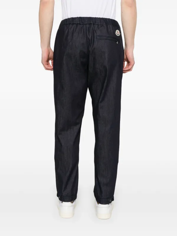 Moncler テーパードパンツ | ブルー | FARFETCH JP