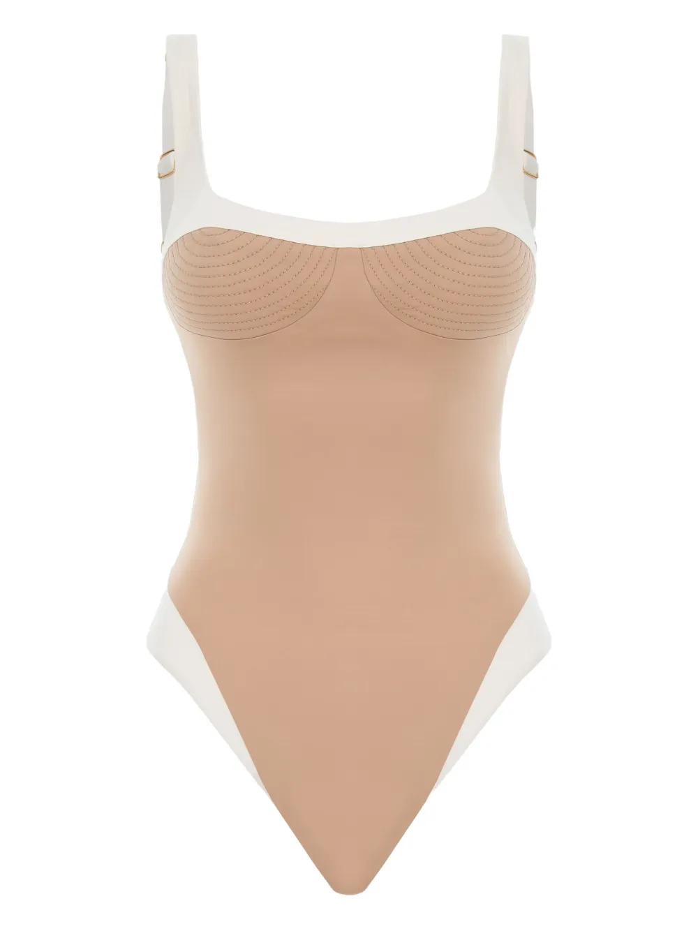 Noire Swimwear Adele badpak Beige