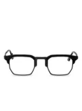 Movitra square-frame glasses - Black