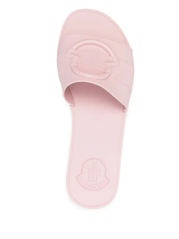サンダル・ミュール MONCLER SS25 'Mon' slides (K109B4C00040M4095 50N) Moncler Mon Slides | Pink | FARFETCH