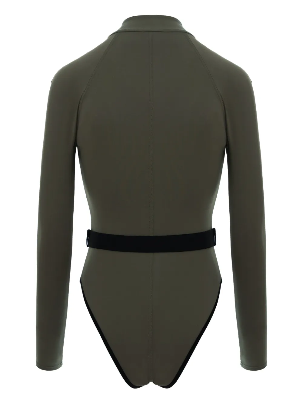 Noire Swimwear Badpak met lange mouwen Groen