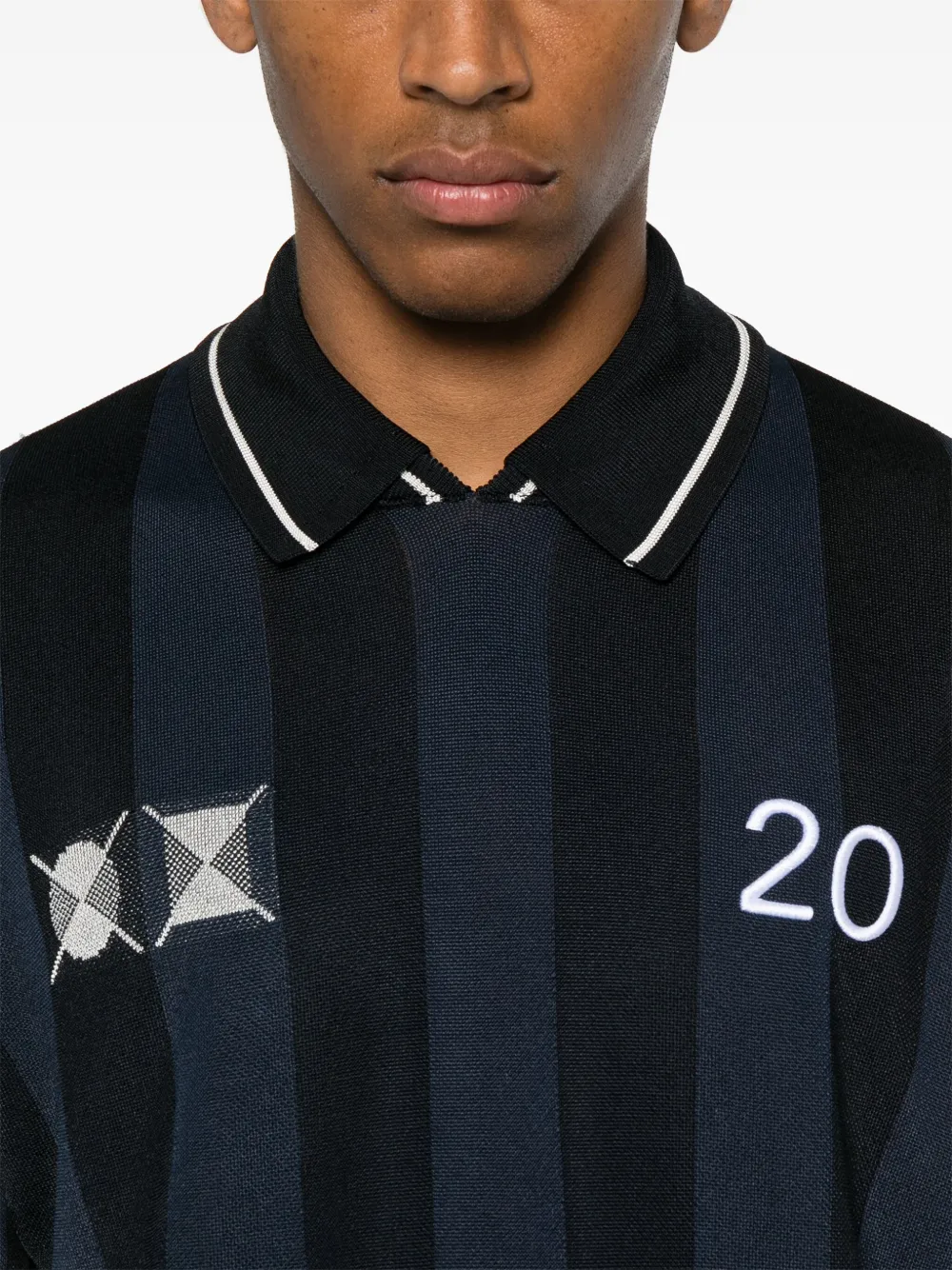 Jacquemus Le Polo Liga poloshirt Blauw