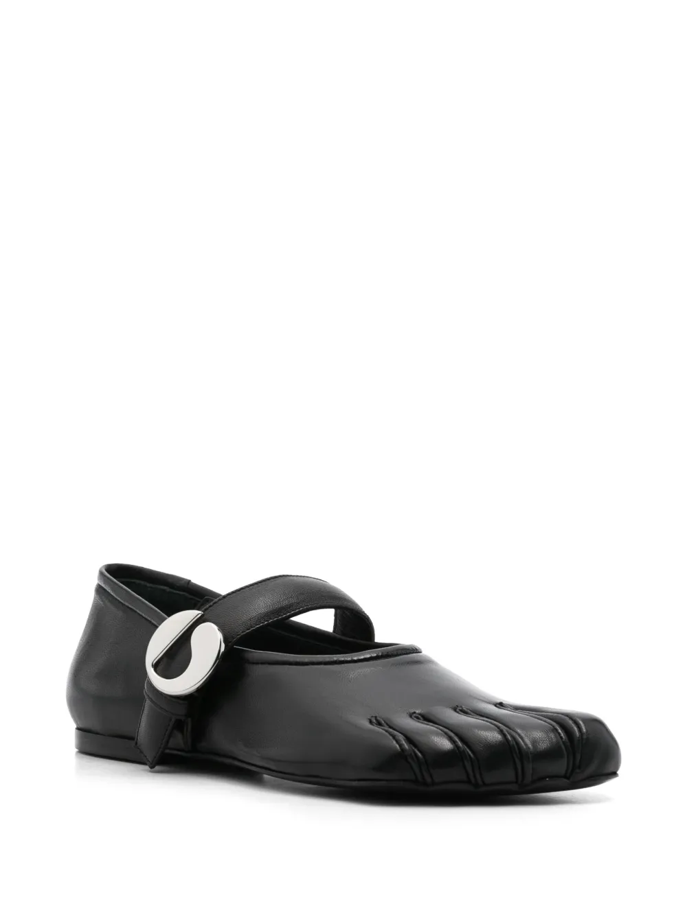 Coperni Five-toe ballet flats Black