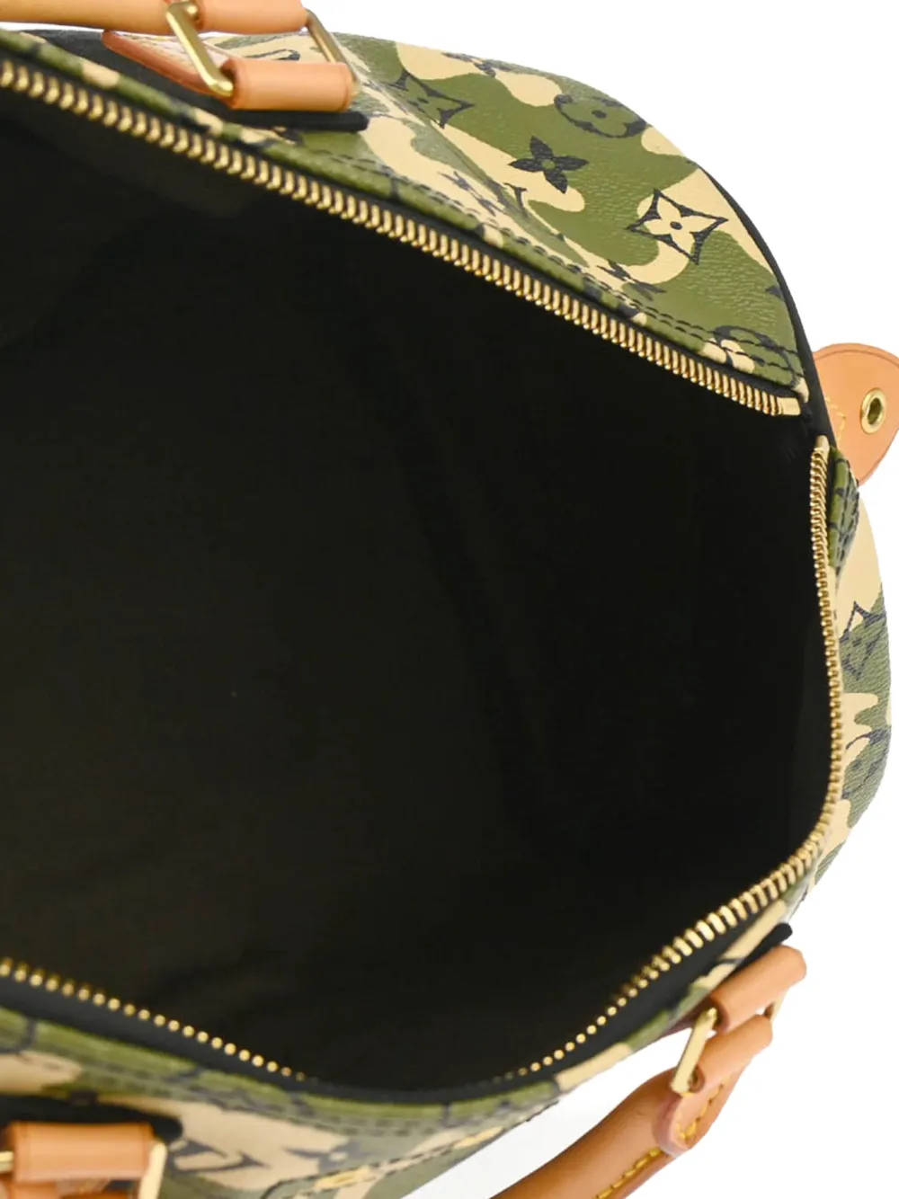 Pre-owned Louis Vuitton 2008 Speedy 35 Handbag In Green