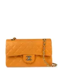 CHANEL Pre-Owned 1998 small Double Flap shoulder bag - Orange