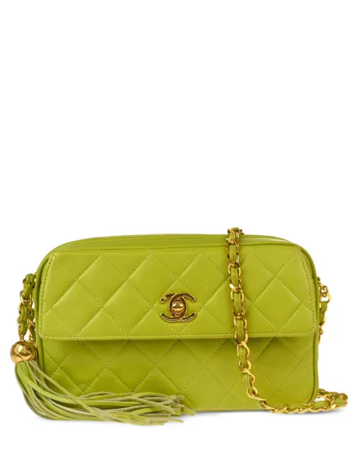Mini sac à bandoulière matelassé (1995) - CHANEL Pre-Owned - Modalova