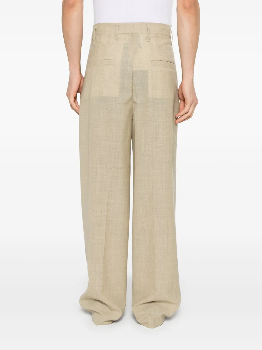 Jacquemus Le Pantalon canvas broek Beige