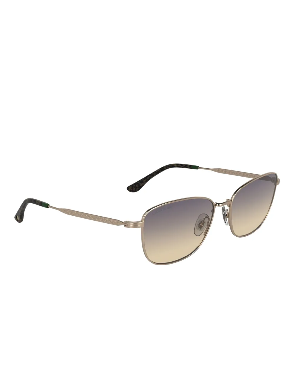 Lacoste Zonnebril met rechthoekig montuur Goud