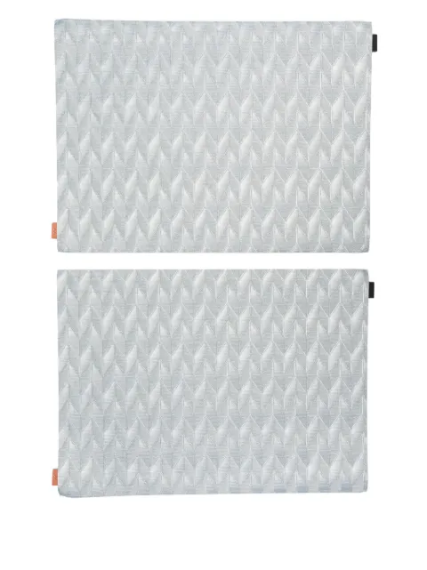 Missoni Home طقم مفرش طاولة منقوشة (قطعتان)