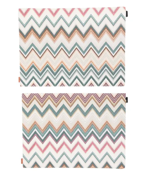 Missoni Home manteles individuales en zigzag (set de 2 piezas)