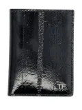 TOM FORD Eel-print leather wallet - Black