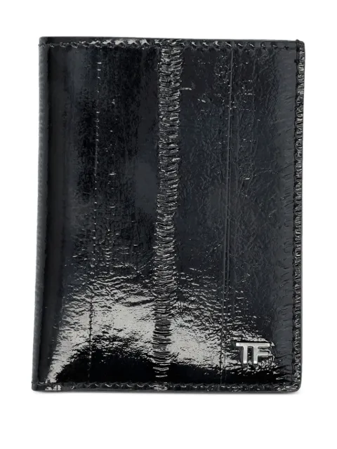 TOM FORD Eel-print leather wallet