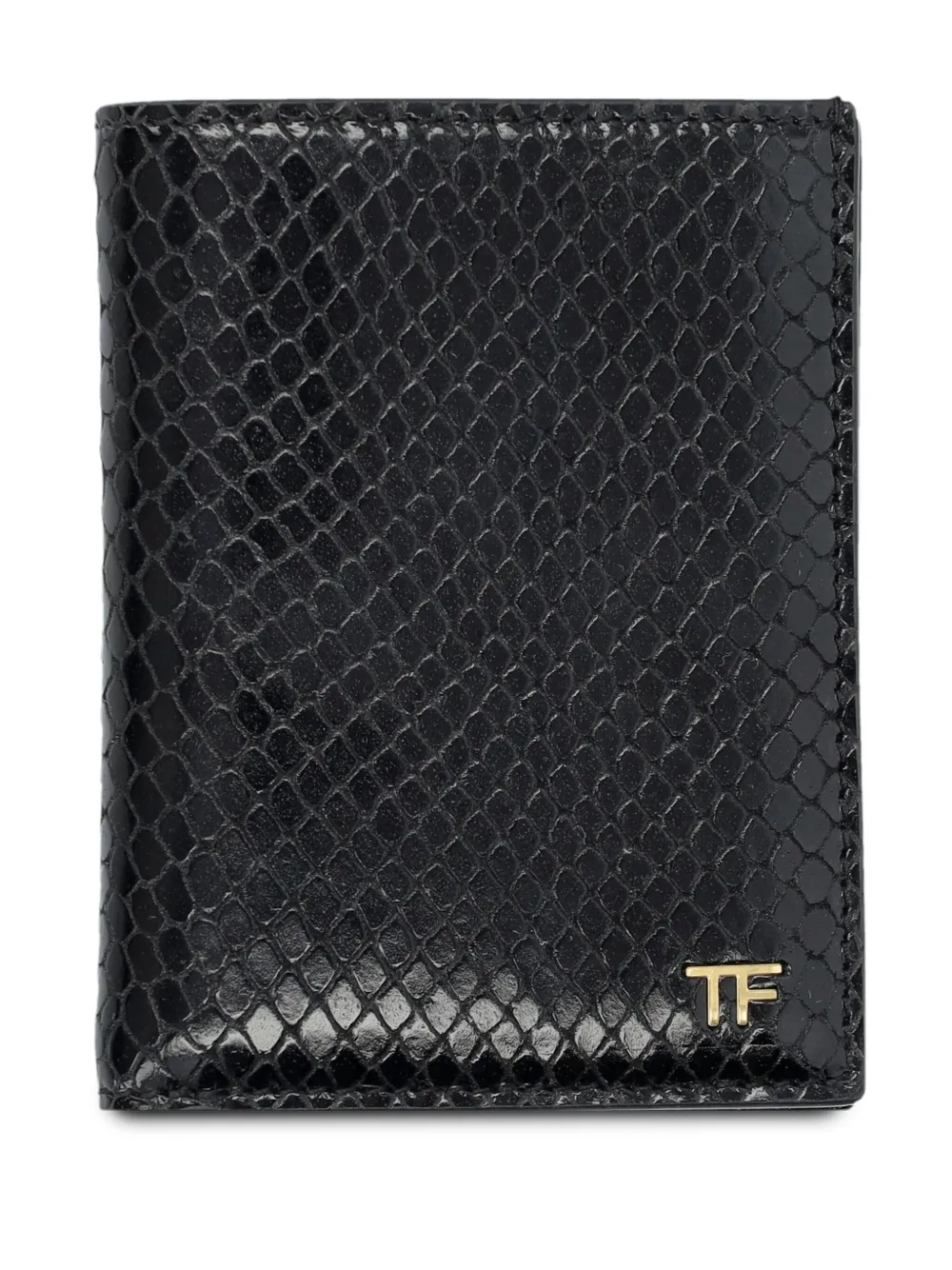 TOM FORD cartera con estampado Phyton | negro | Image 1