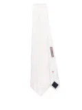 Lady Anne silk tie - White