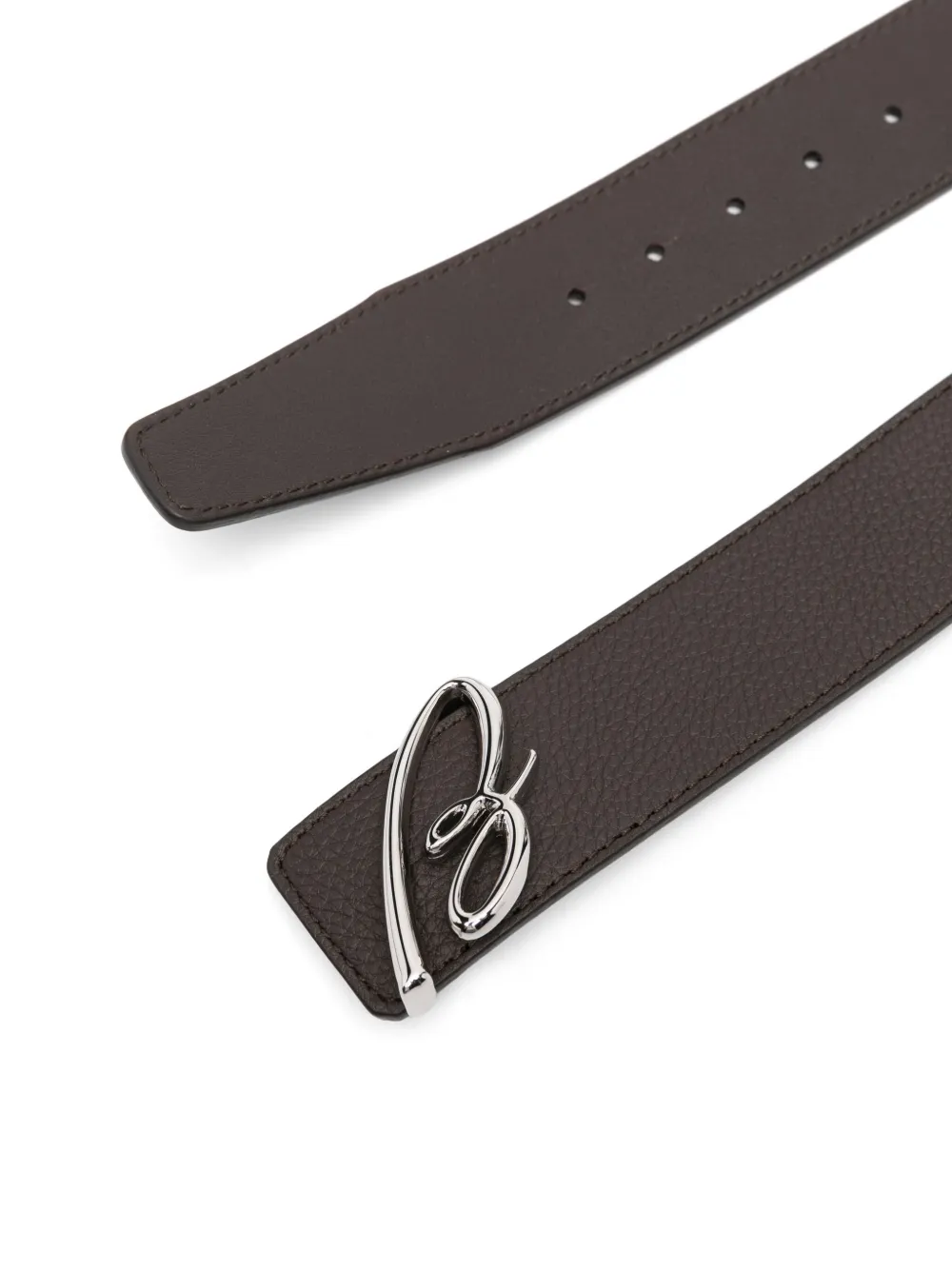 Brioni Riem met logogesp Bruin