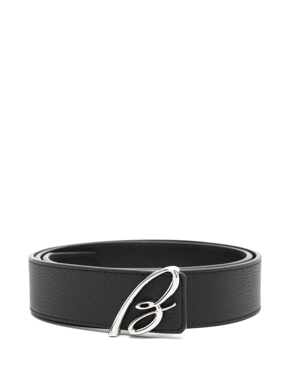 Brioni Riem met logogesp Zwart