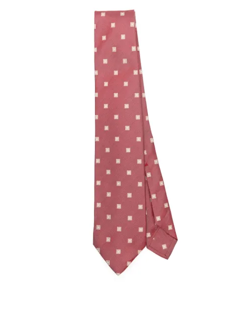 Barba patterned-jacquard tie