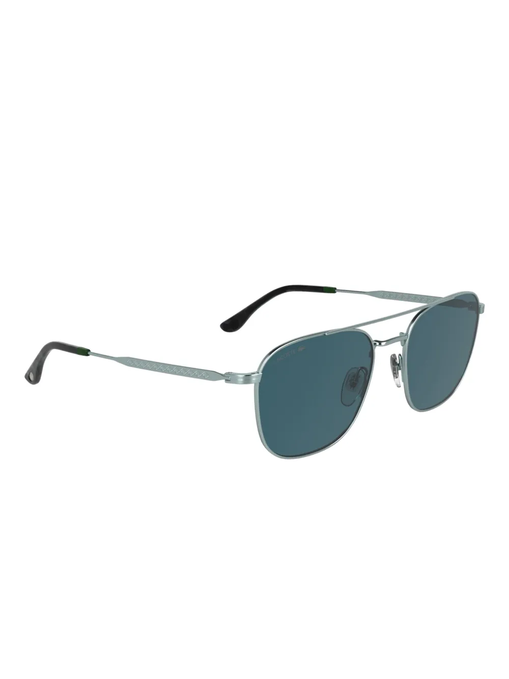 Lacoste metal square sunglasses Zilver