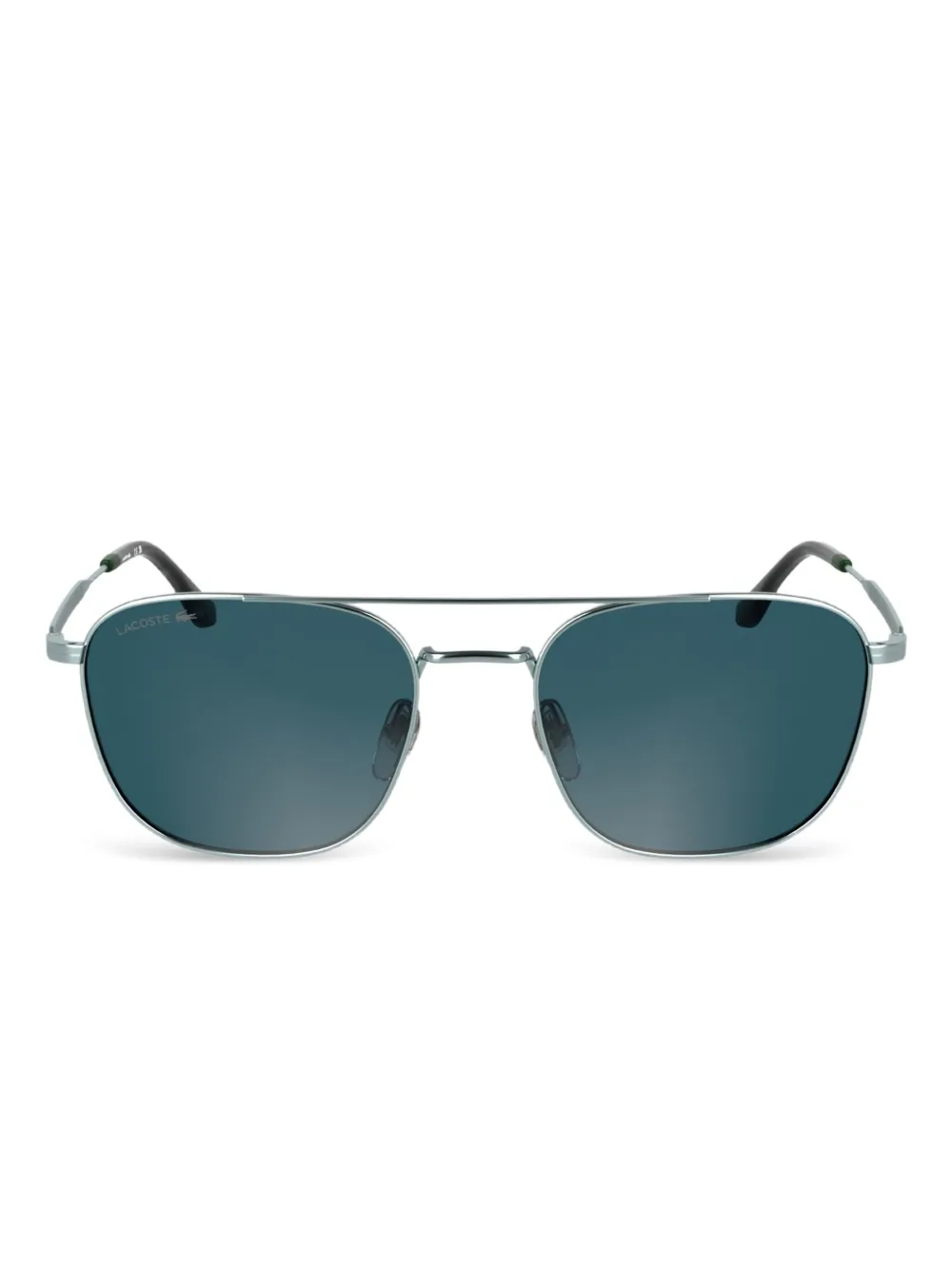 Lacoste metal square sunglasses Zilver