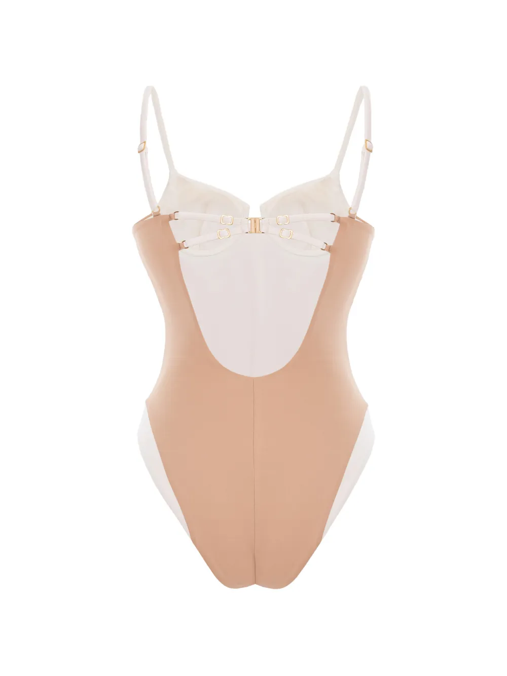 Noire Swimwear Celine badpak Beige