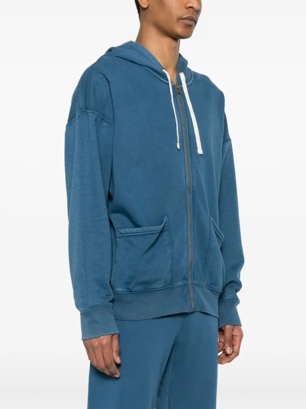 Champion logo-patch Hoodie Blue FARFETCH ID