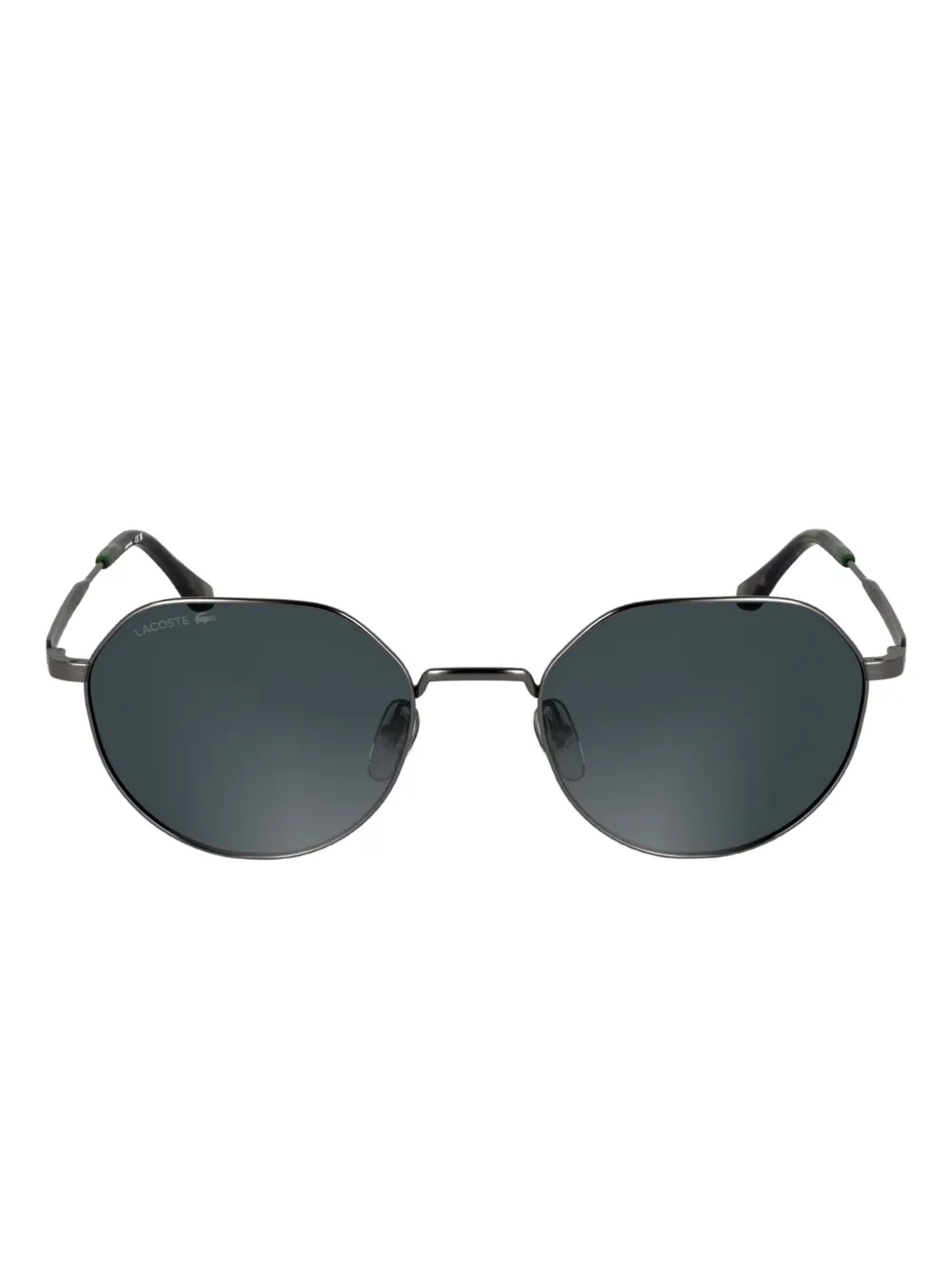 Lacoste metal round sunglasses - グレー Lacoste metal round sunglasses - グレー