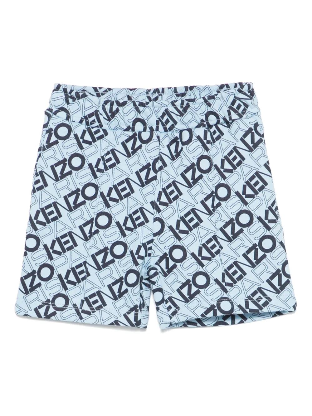 Kenzo Kids Shorts met logoprint Blauw