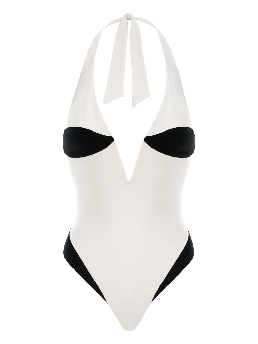 Noire Swimwear Sienna badpak Wit