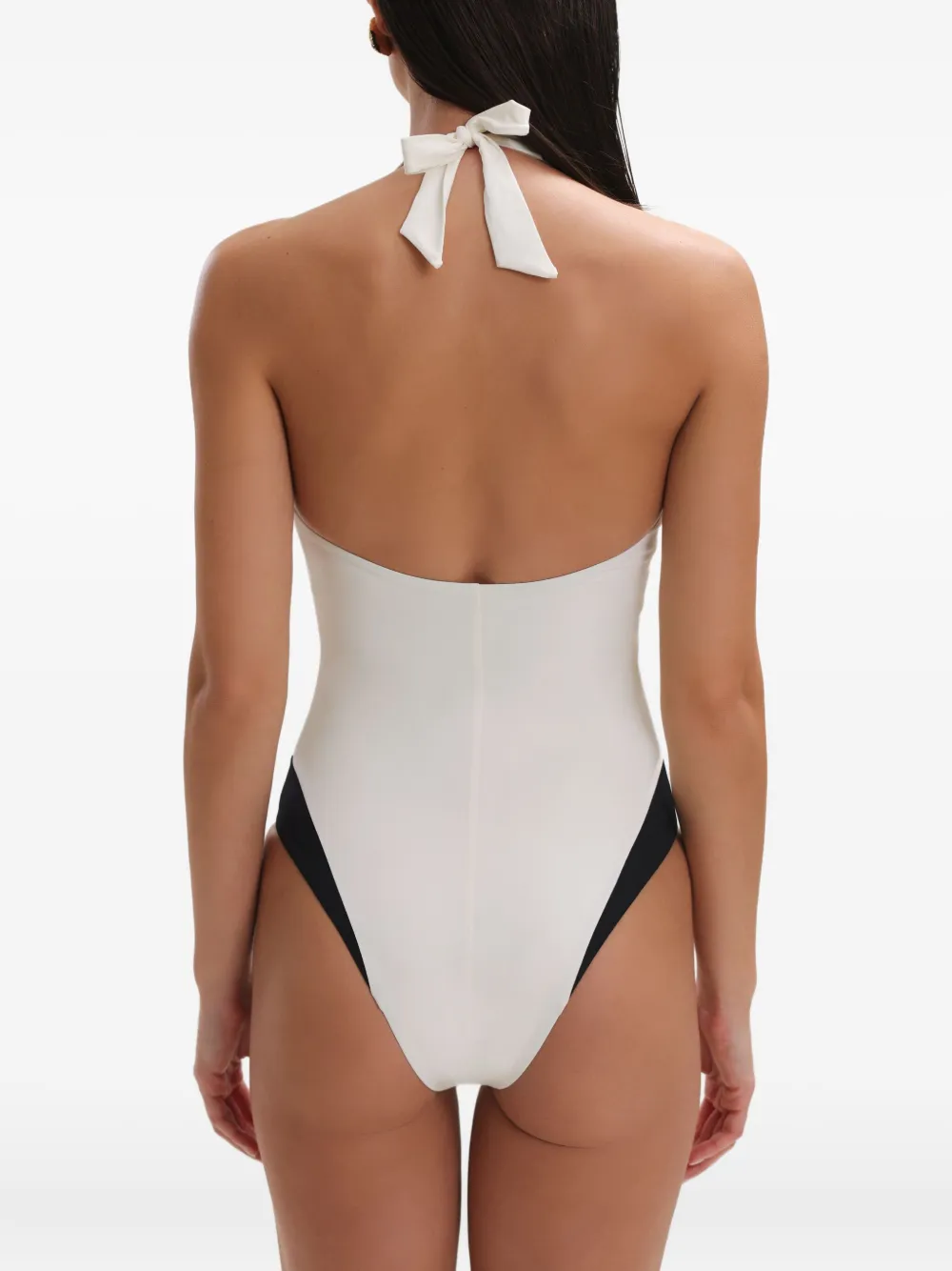 Noire Swimwear Sienna badpak Wit