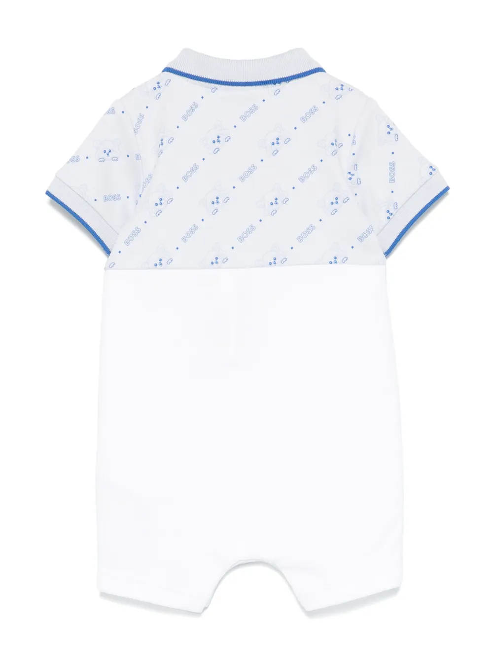 BOSS Kidswear بدلة بشورت وطبعة شعار الماركة | بدل بشورت | Image 2