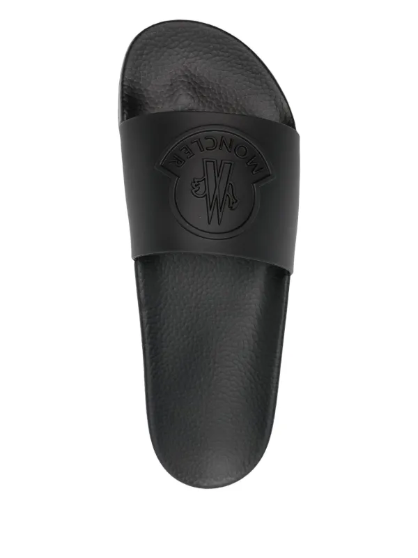 Moncler Basile Slides | Black | FARFETCH Moncler Basile Slides | Black | FARFETCH