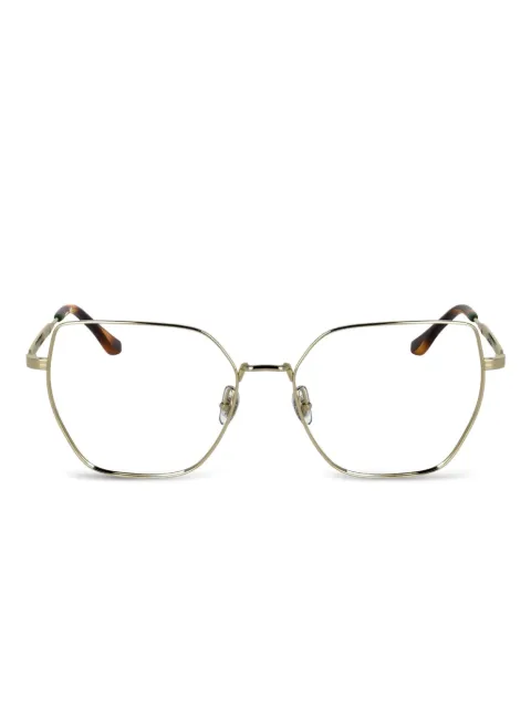 Lacoste lentes con armazón geométrica