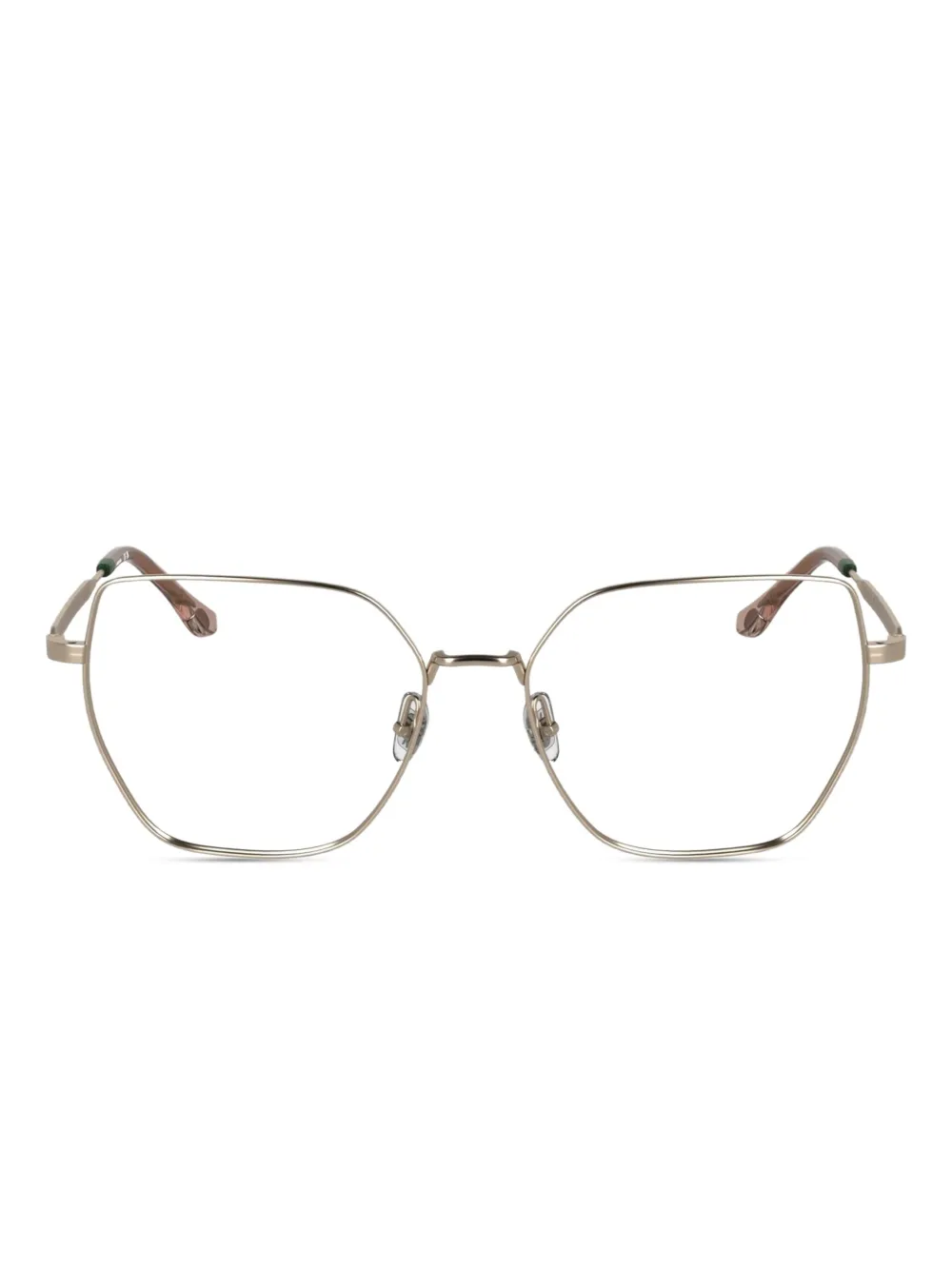 Lacoste Occhiali con montatura geometrica - Oro