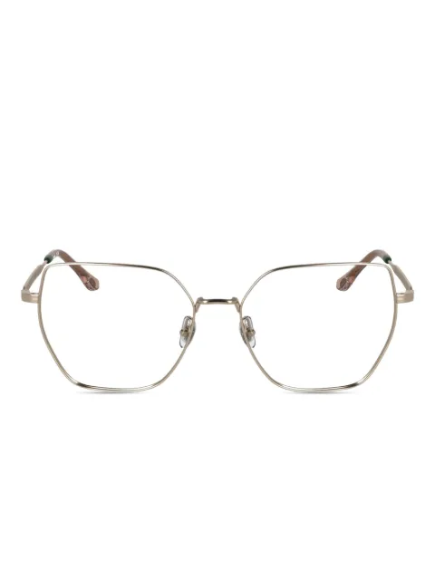 Lacoste lentes con armazón geométrica