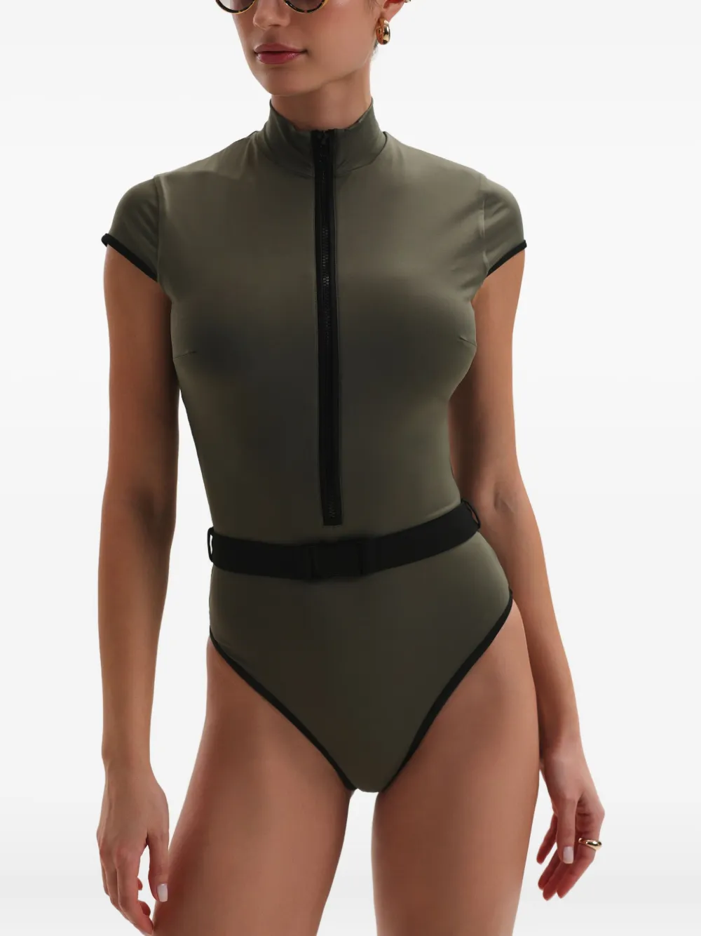 Noire Swimwear Nikki badpak Groen