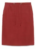 Hermès Pre-Owned 2010s twill-weave mini skirt - Red