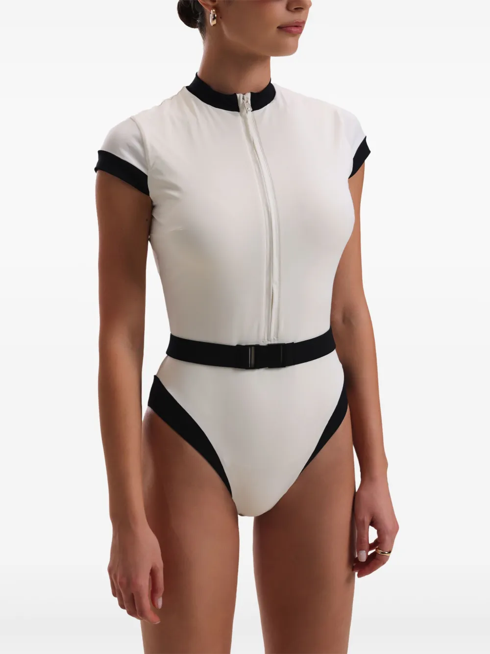 Noire Swimwear Iara badpak Wit