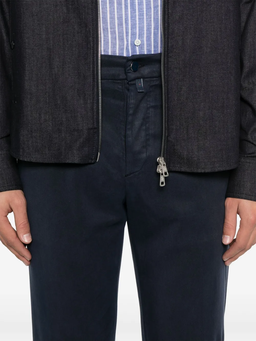 KITON COTTON TROUSERS