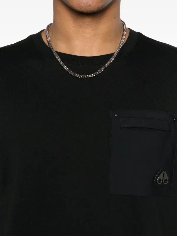 Tシャツ・カットソー Moose Knuckles T-Shirt Dalon Moose Knuckles Dalon T Shirt Black | Mainline Menswear
